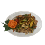 C18. Geb. Hühnerfleisch Sichuan Art C18. Geb. Hühnerfleisch Sichuan Art